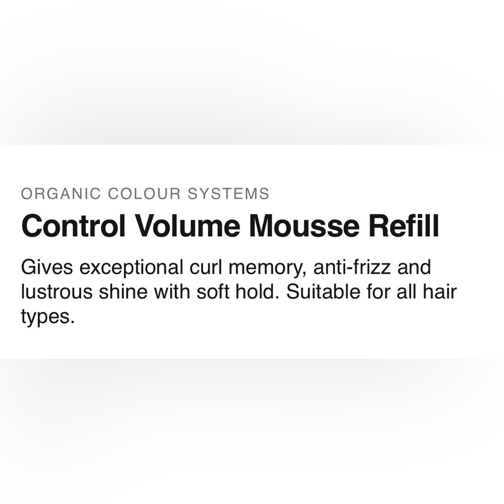 Organic Colour Systems Control Volume Refill - Picture 2 of 8
